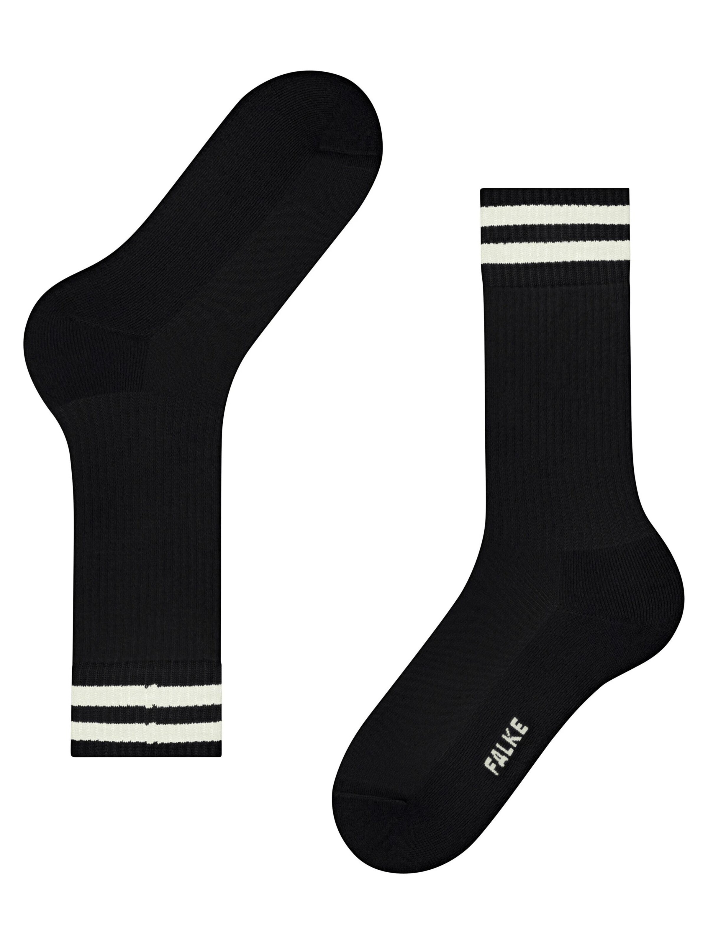 FALKE Socken 'Dynamic Wool'‌‌‌‌‌‌‌ in Schwarz