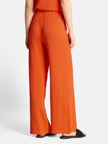 TOM TAILOR DENIM Wide Leg Hose in Orange