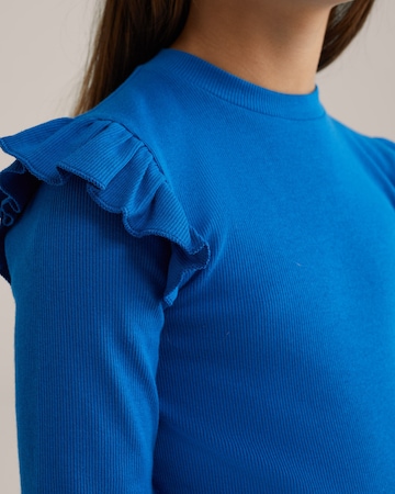 T-Shirt WE Fashion en bleu