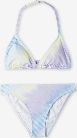 zils O'NEILL Trijstūra formas krūšturis Bikini 'Venice Beach Party': no priekšpuses