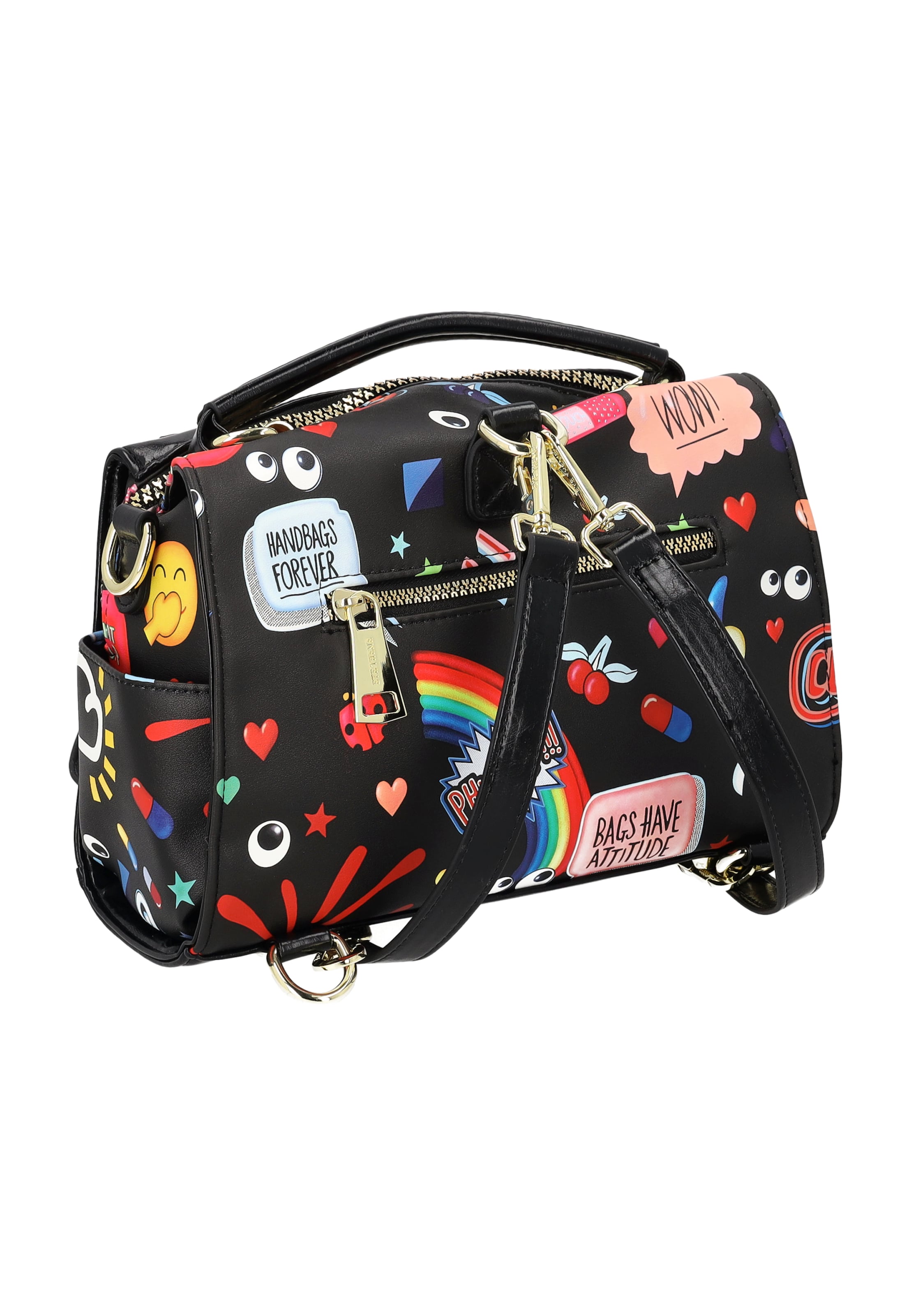 myMo Pop - Bolso de hombro 'Eye Theme' en negro