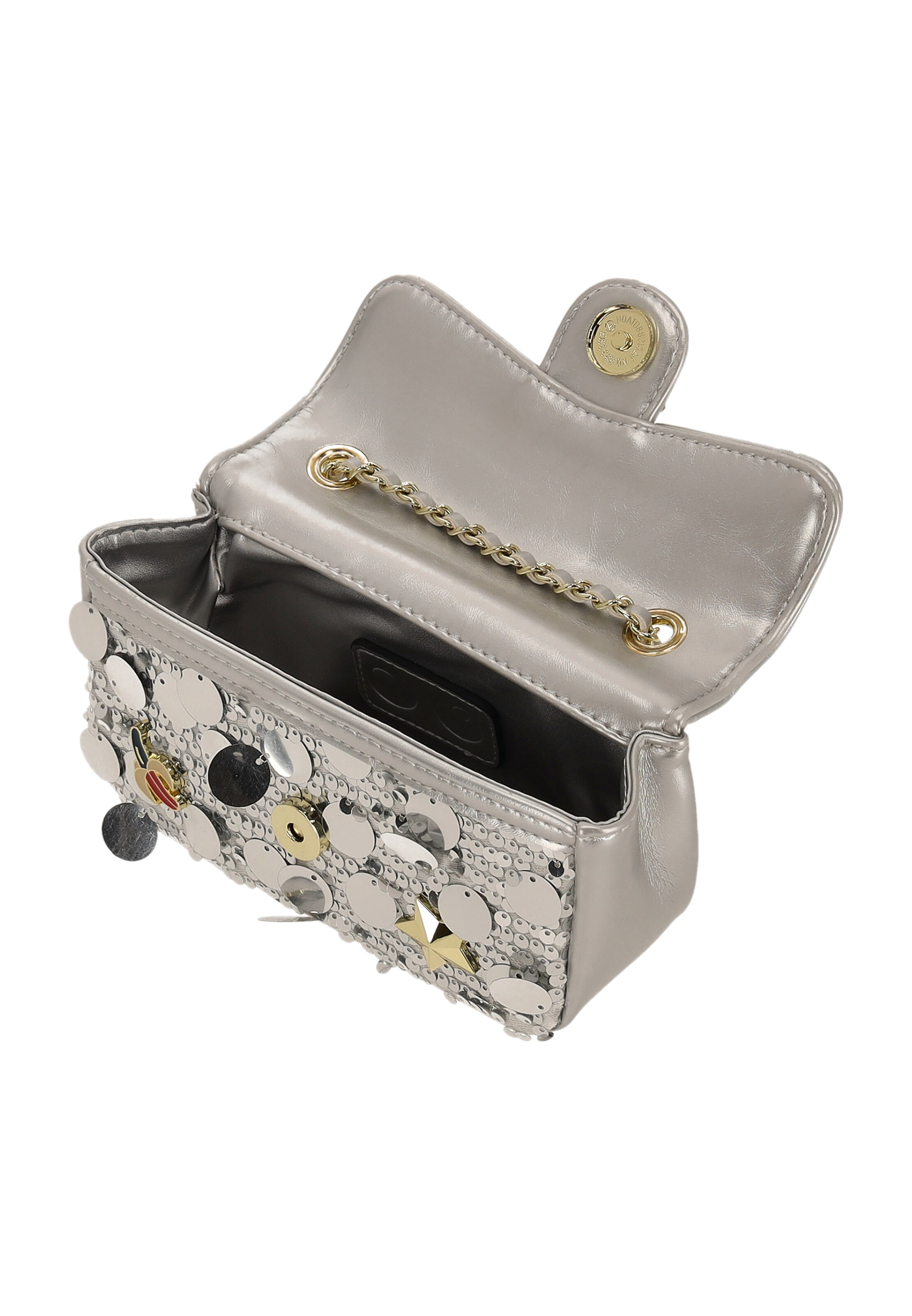 MYMO - Bolso de hombro 'EyETHEME' en plata