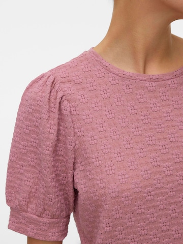 VERO MODA - Camiseta 'VMFlower' en lila