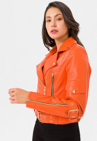 Veste mi-saison Jimmy Sanders en orange