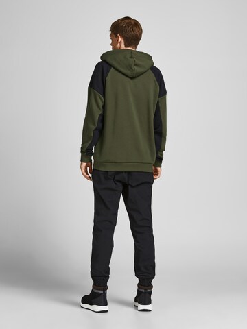 Felpa di JACK & JONES in verde