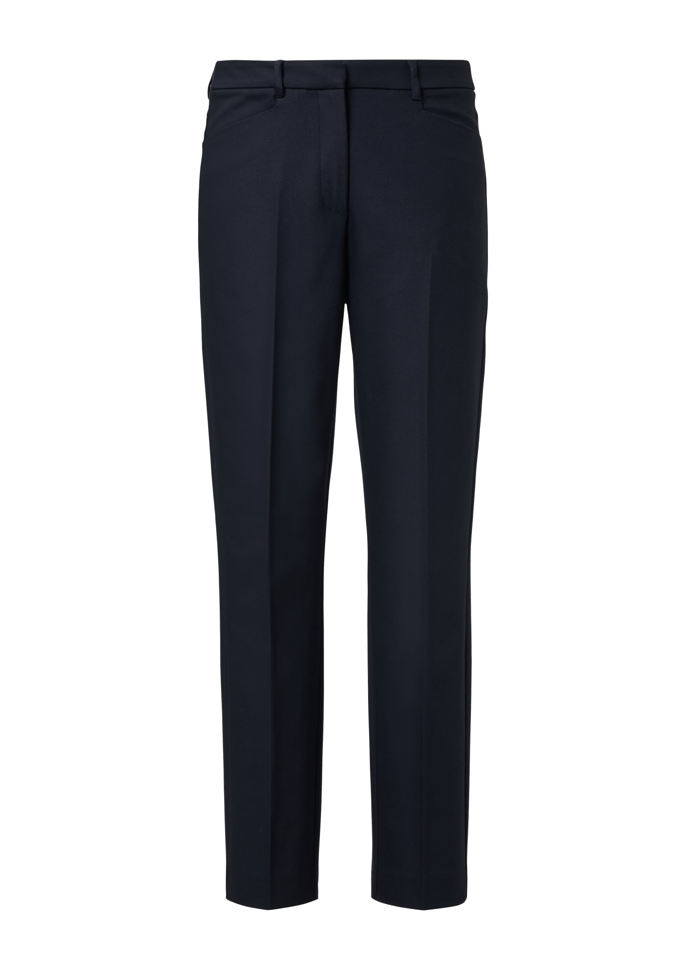 COMMA Liibuv Viikidega püksid, värv sinine: eest vaates