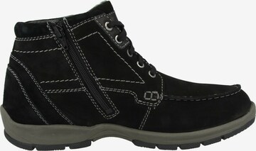 JOSEF SEIBEL Lace-Up Boots 'Lenny' in Black