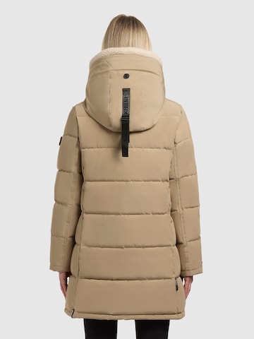 khujo Vinterkappa ' FALTD TEDDY ' i beige