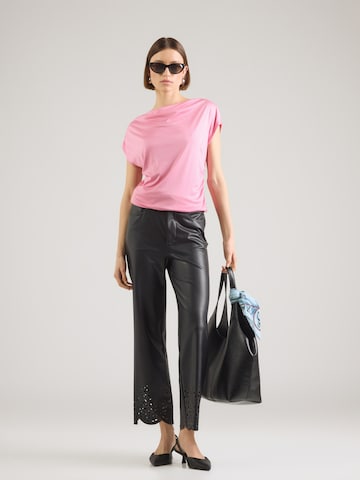 COMMA T-shirt i rosa