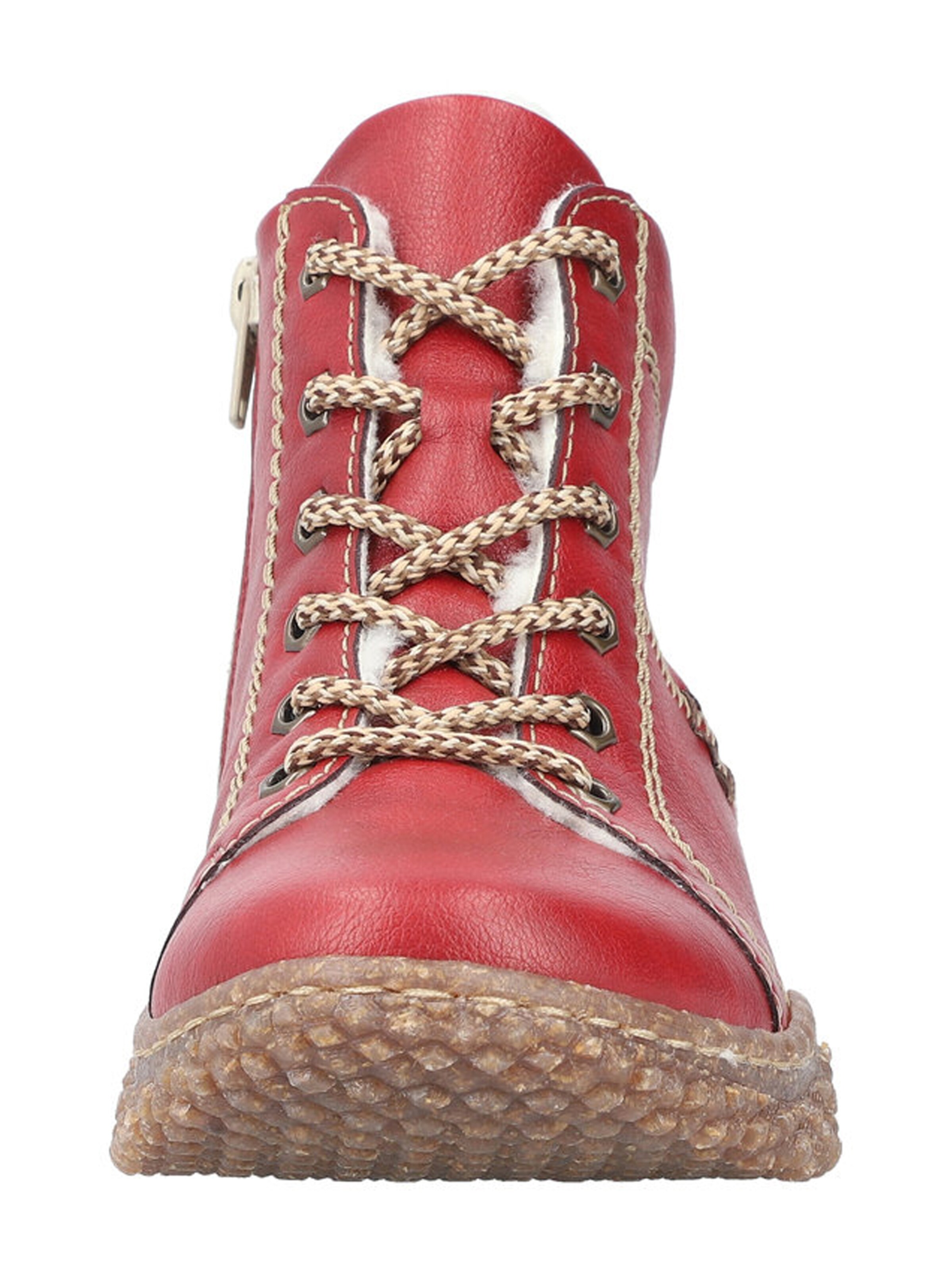 Rieker Schnürstiefelette in Rot