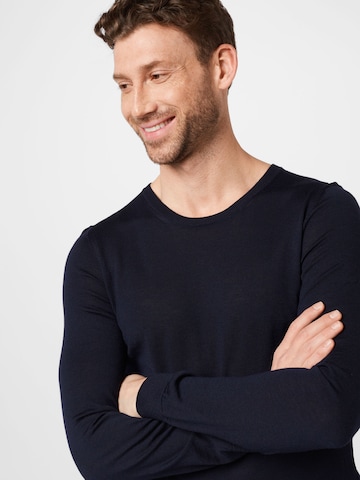 BOSS Black Pullover 'Leno' in Blau