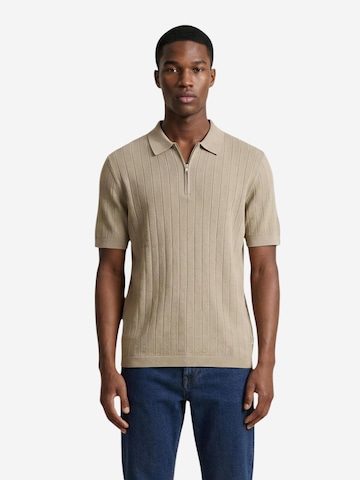 ARMANI EXCHANGE Shirt 'KNIT POLO XM002438 AF22249' in Grey: front