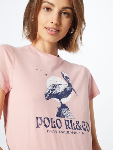 Polo Ralph Lauren Koszulka w kolorze różowy