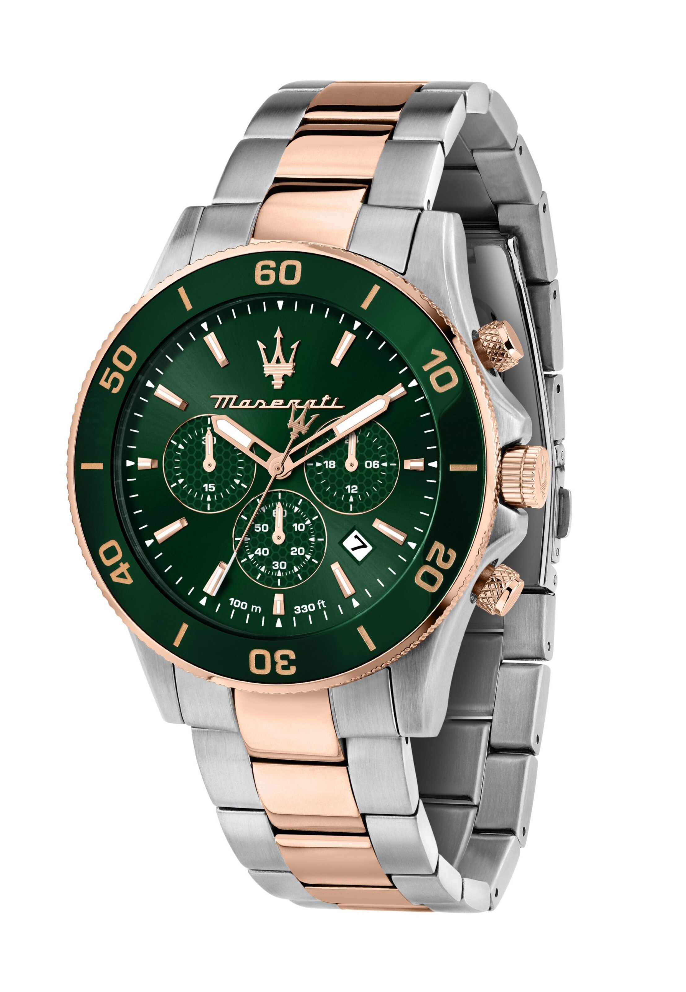 Maserati Uhr 'Competizione' in Silber: Vorderseite