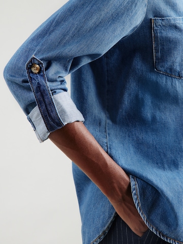ONLY Blouse 'ONLYASMIN' in Blauw