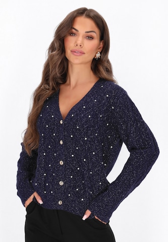 faina - Casaco de malha em azul: frente