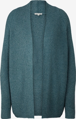 TOM TAILOR Knit Cardigan in Blue: front