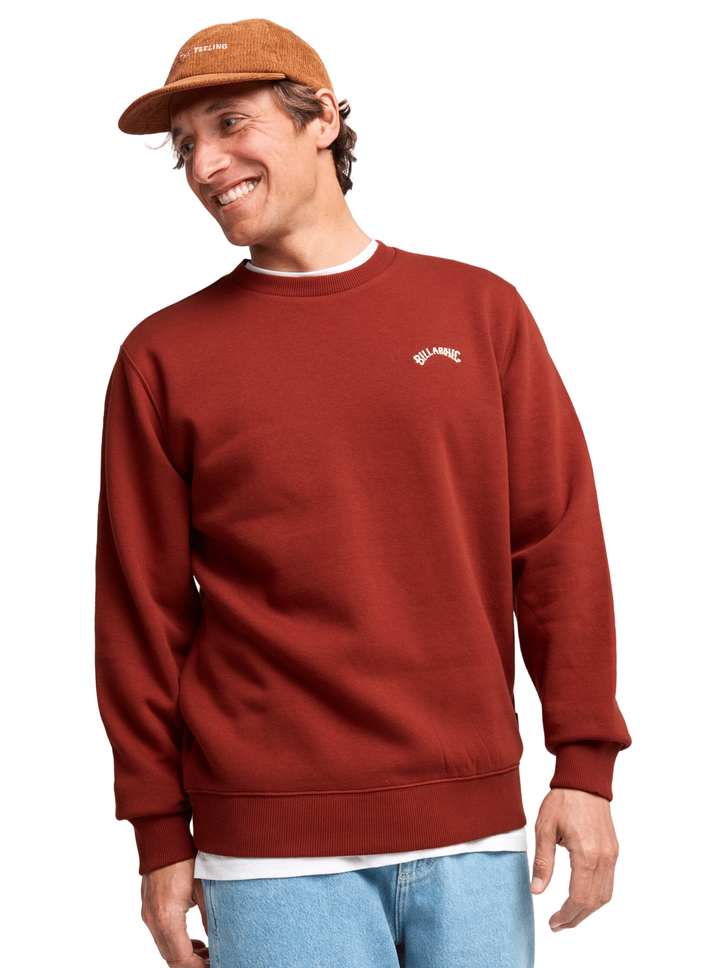BILLABONG Sweatshirt 'Arch' in Red: front