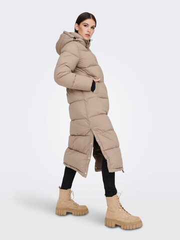 ONLY Płaszcz zimowy 'Ann' w kolorze beżowy