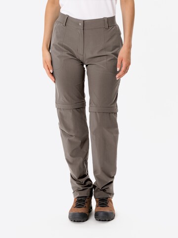 VAUDE Regular Outdoor trousers 'Farley II' in Beige: front