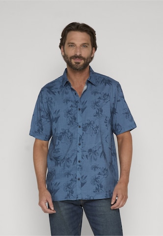 Comfort fit Maglietta 'Bloomer' di INDICODE JEANS in blu: frontale