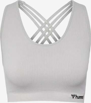 Bustier Soutien-gorge de sport 'Rest' Hummel en gris : devant