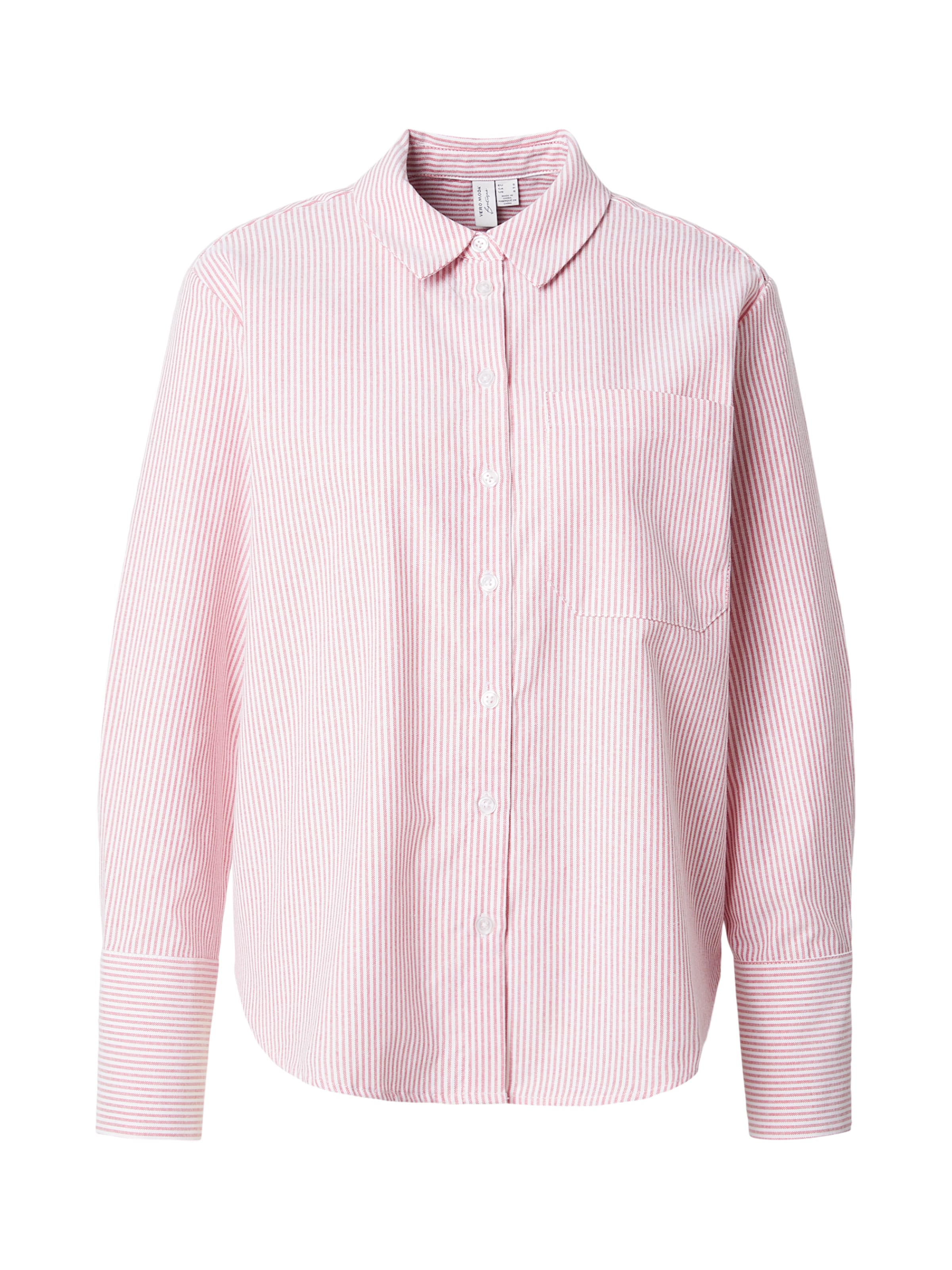 VERO MODA Blouse 'VMInge' in Roze: voorkant