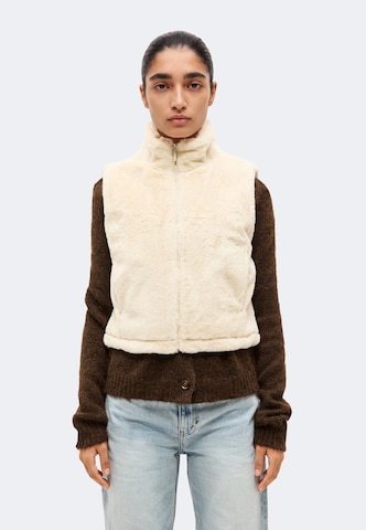Hailys Vest 'Fi44lu' in Beige: front