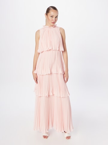 True Decadence Evening Dress in Pink: front
