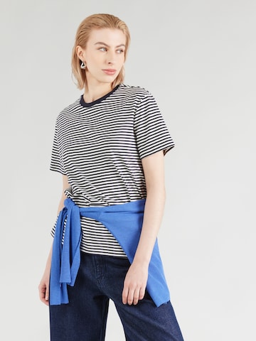 & Other Stories Majica | modra barva: sprednja stran