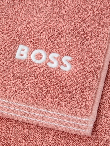 BOSS Home Towel 'EDGE' in Pink