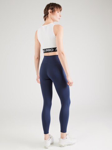 Skinny Pantalon de sport 'ONE' NIKE en bleu