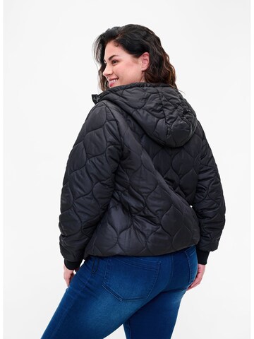 Zizzi Between-Season Jacket 'MCAMP' in Black