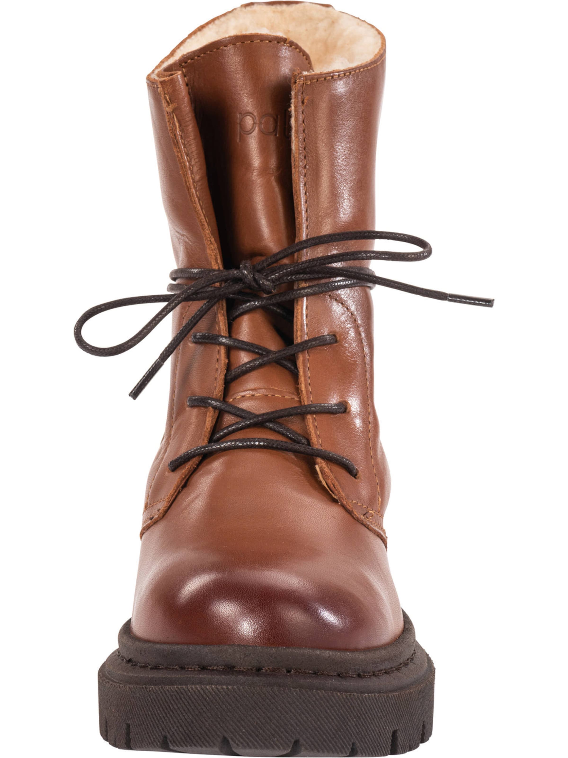 Palado Schnürstiefelette 'Kasos Block' in Braun