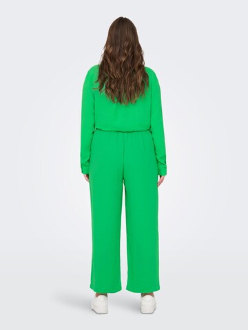 Wide Leg Pantalon à pince 'Joleen Jackie' ONLY Carmakoma en vert