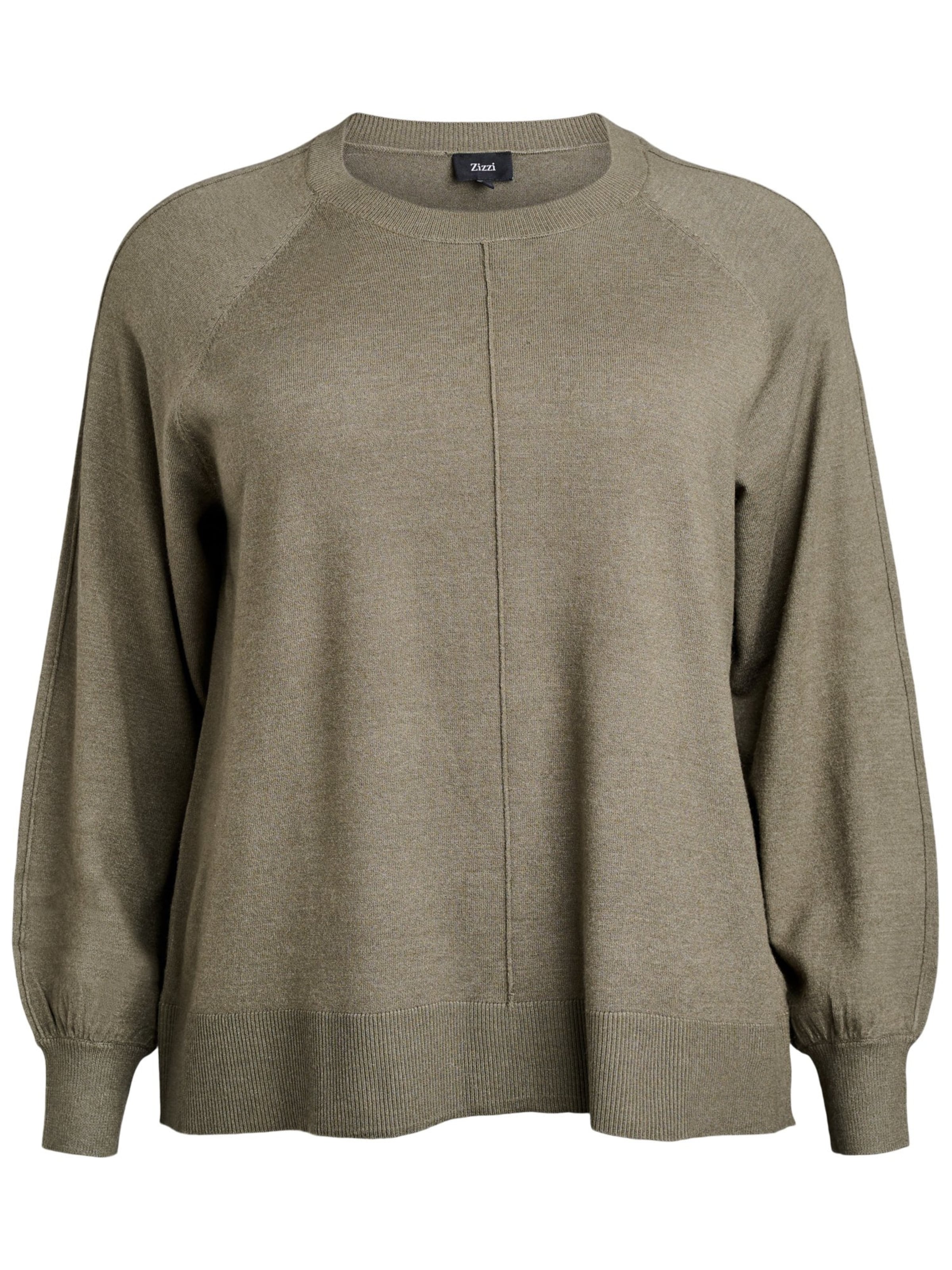 Zizzi Svetr 'CAELLA' – zelená: přední strana