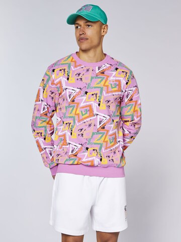 CHIEMSEE Sweatshirt in Purple: front