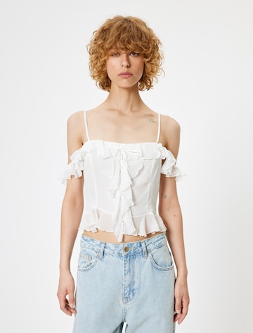 Koton Blouse in White: front