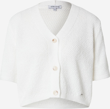 MORE & MORE Kardigan w kolorze biały: przód