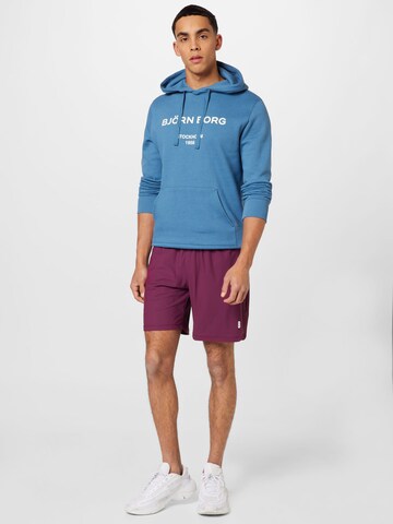 BJÖRN BORG Regular Sportshorts 'ACE 9' in Lila