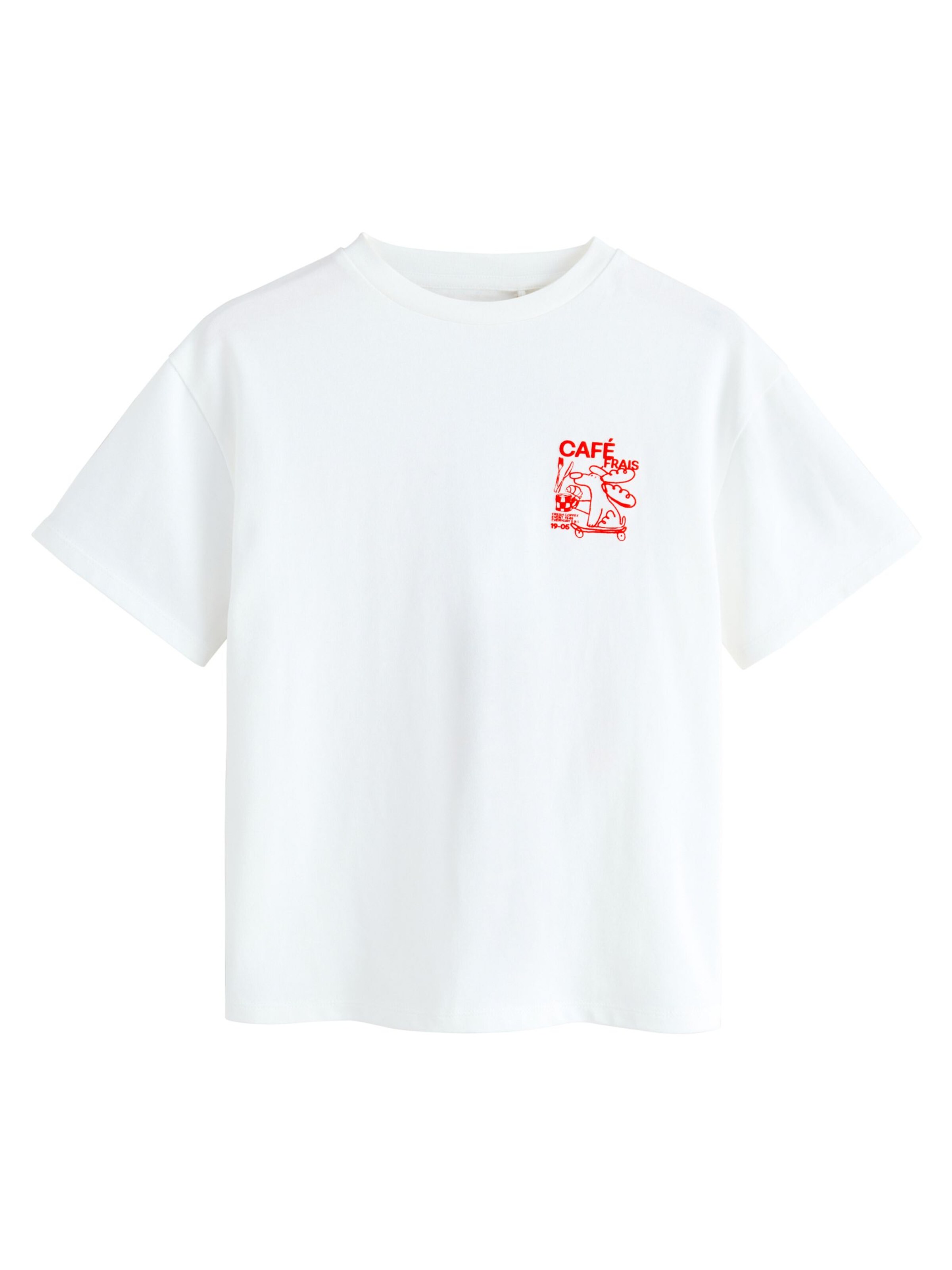 Next - Camiseta en blanco: frente