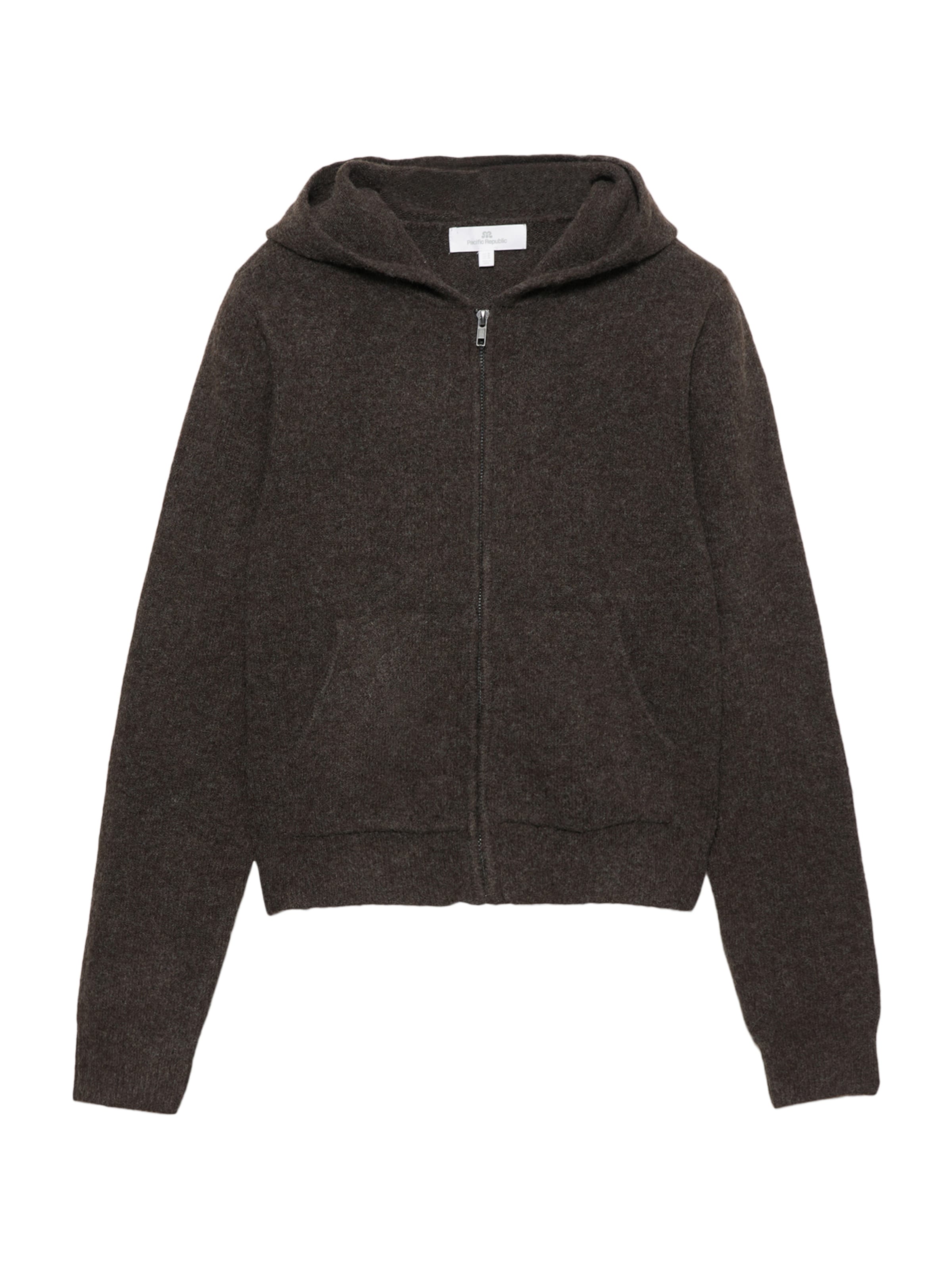 Pull&Bear Strickjacke 'PACIFIC' in Braun: Vorderseite