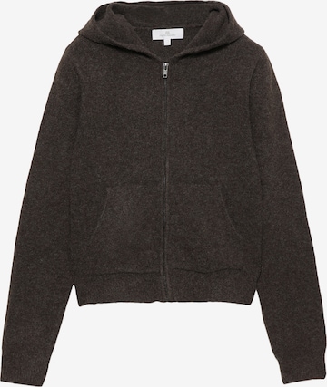 Cardigan 'PACIFIC' Pull&Bear en marron : devant