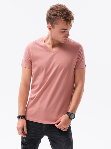 Ombre Shirt 'S1369' in Roze: voorkant