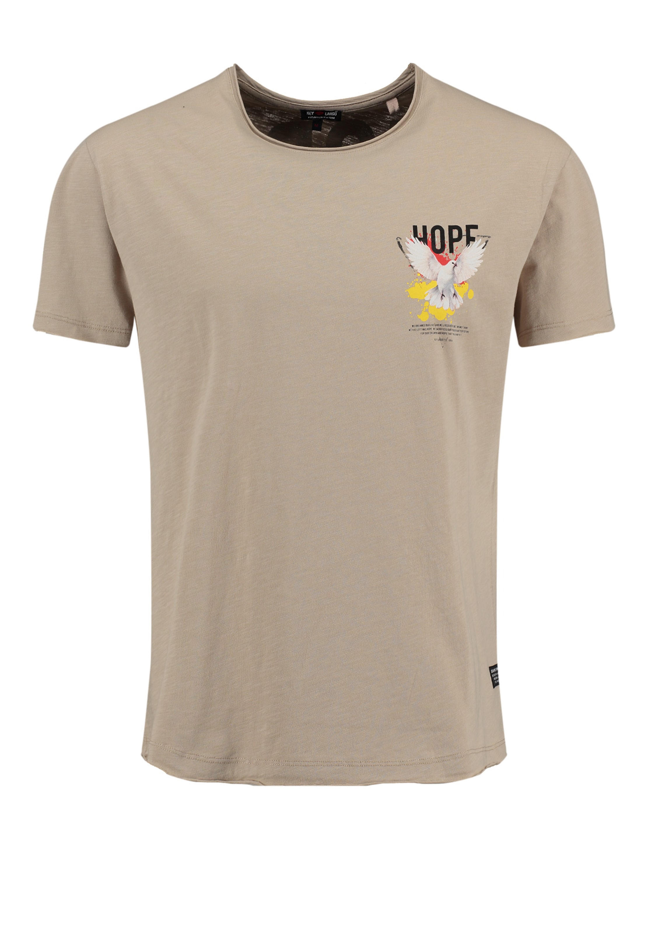 Key Largo Shirt 'Hope' in Beige: front