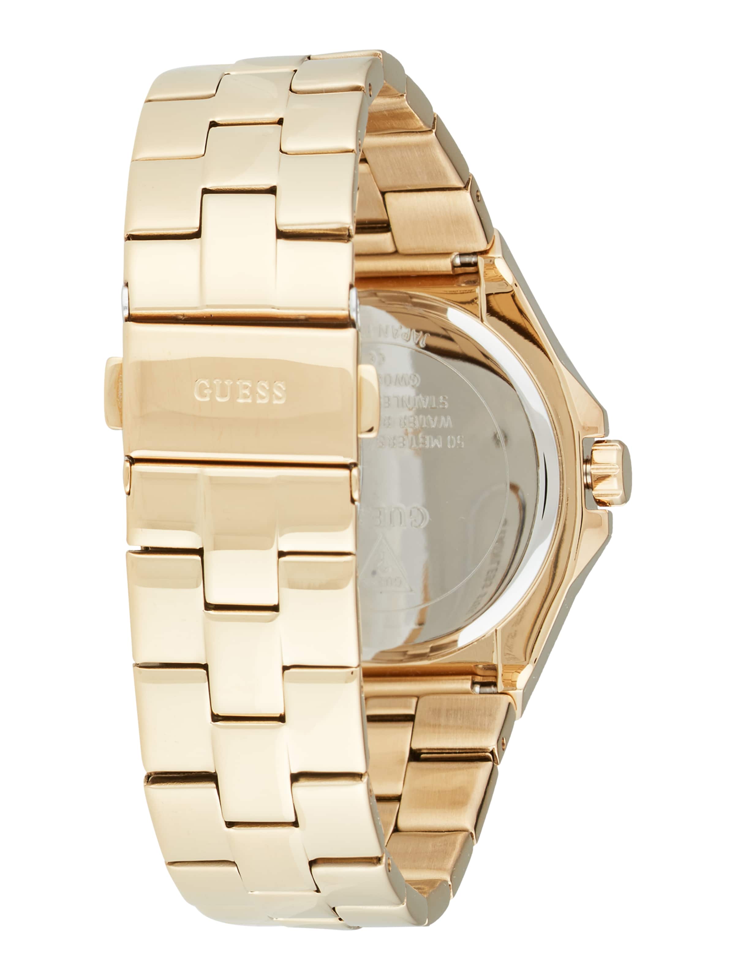 GUESS Analog watch 'DRESS' in Gold