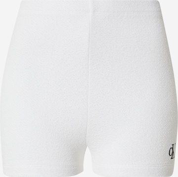 Calvin Klein Jeans Leggings in White: front