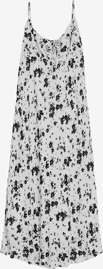 Bershka Letné šaty - čierna / šedobiela, Produkt