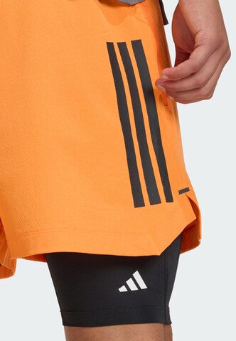 ADIDAS PERFORMANCE Loosefit Sportshorts 'D4T PrimeLift' in Orange