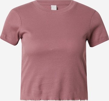 T-shirt 'Konti' Iriedaily en violet : devant
